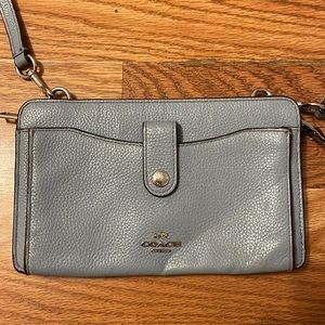 Coach blue purse
